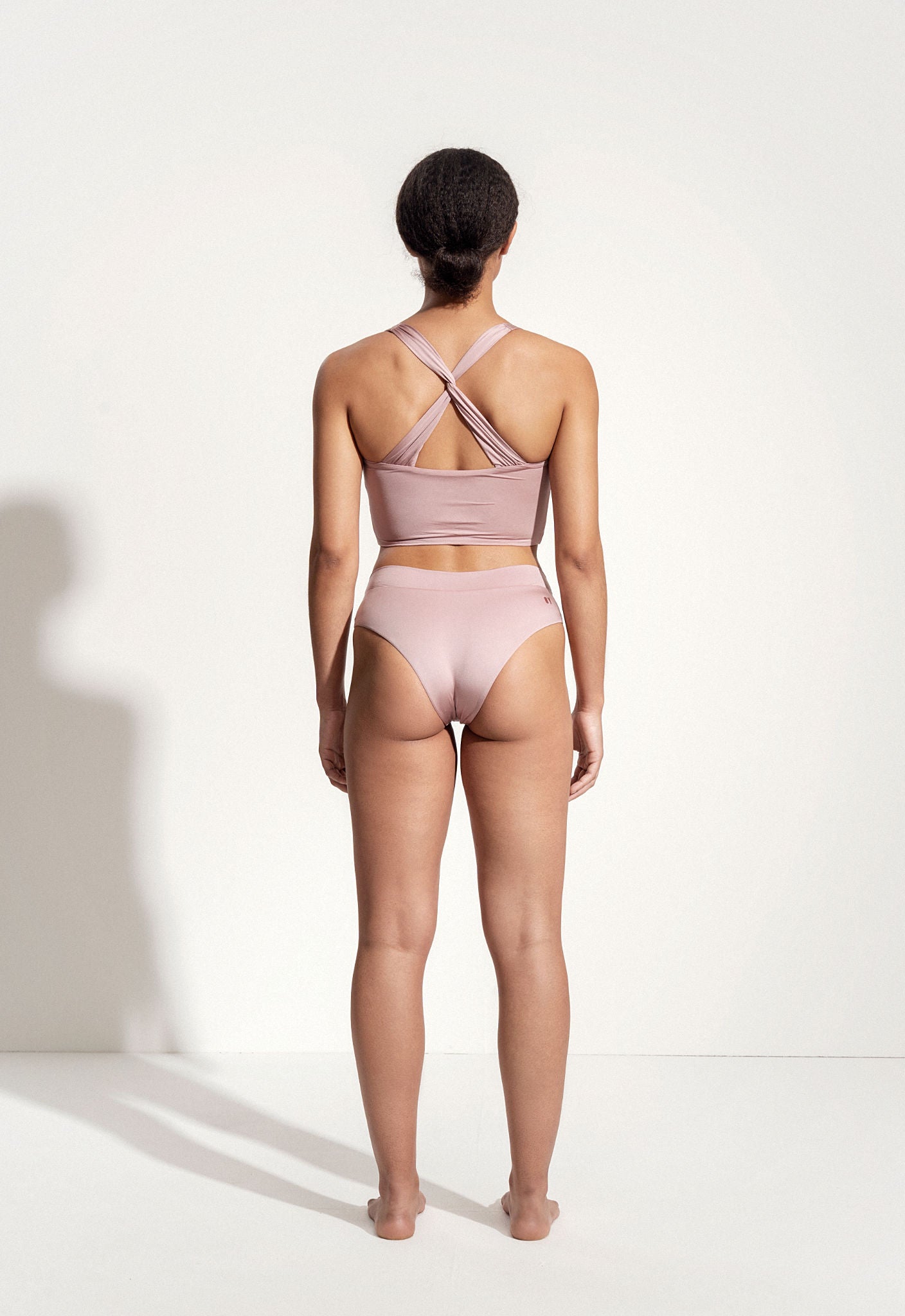 Maggie Bikini Bottoms in Virginia Pink