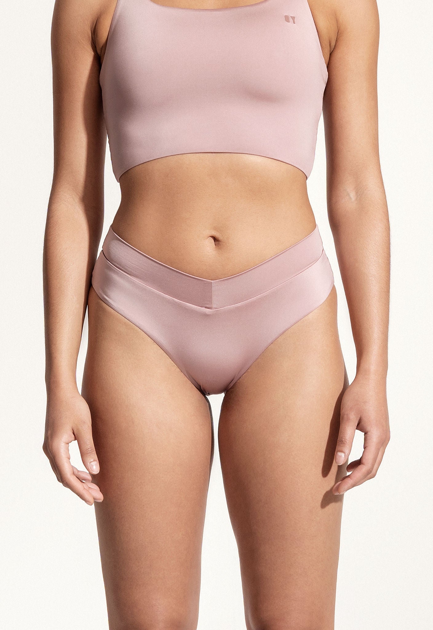 Maggie Bikini Bottoms in Virginia Pink