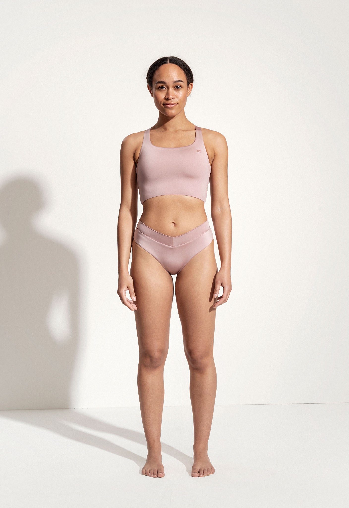 Ella Bikini Top in Virginia Pink