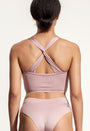 Ella Bikini Top in Virginia Pink