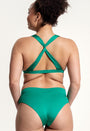 Rosie Bikini Top in Goddess Green