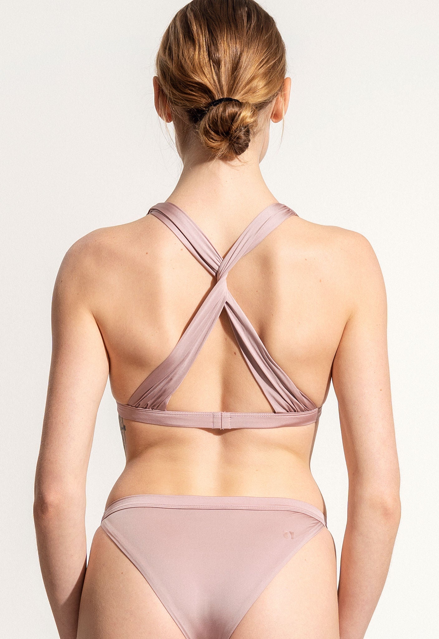 Rosie Bikini Top in Virginia Pink