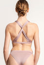 Rosie Bikini Top in Virginia Pink