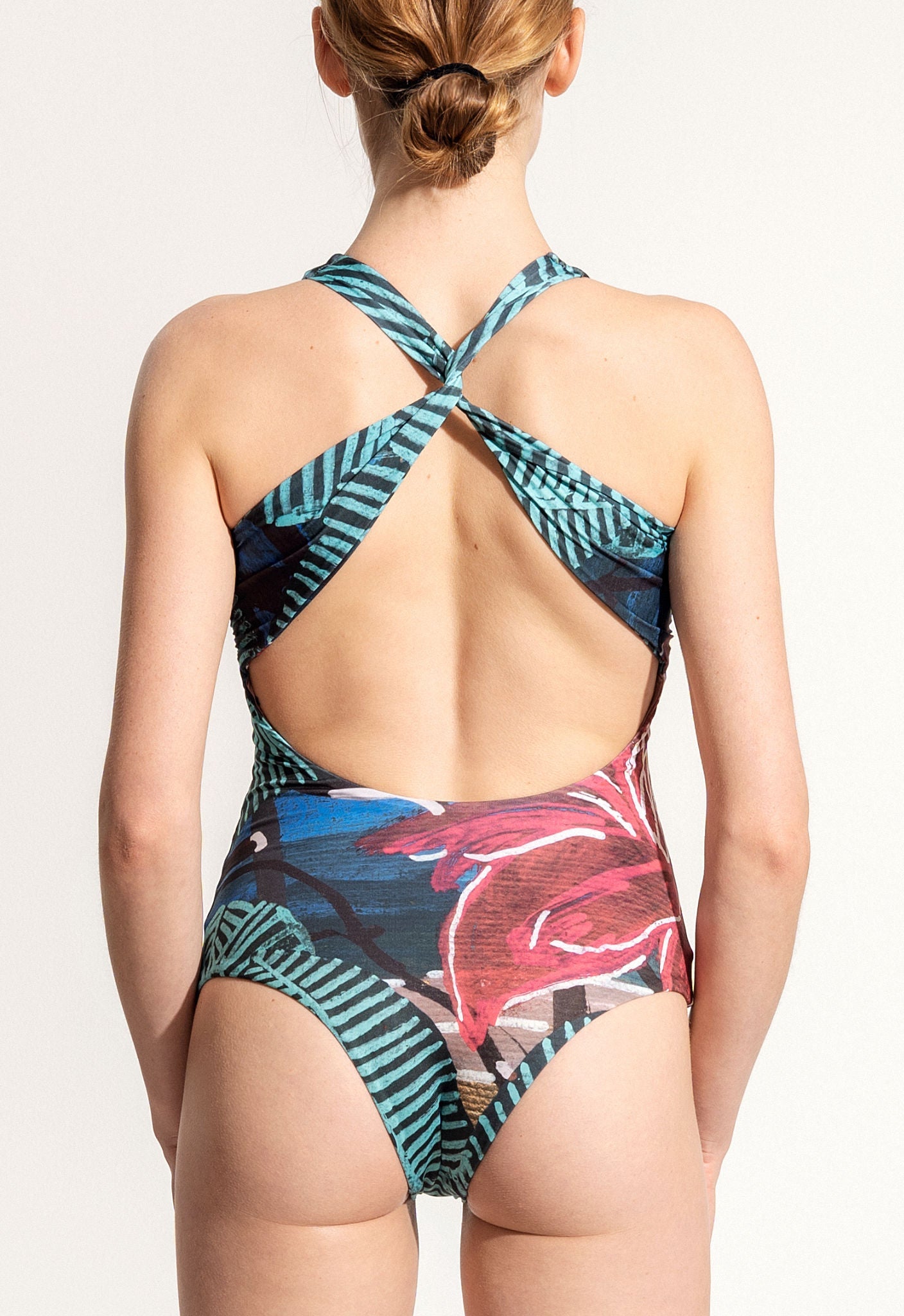 Kasia Swimsuit in Novel Print