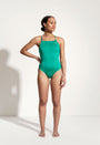 Sunny Swimsuit in Goddess Green