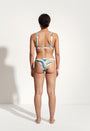 Orly Bikini Bottoms in Green Oyster