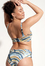 Venice Bikini Top in Green Oyster