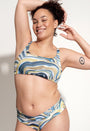 Venice Bikini Top in Green Oyster