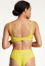 Venice Bikini Top in Lime Yellow
