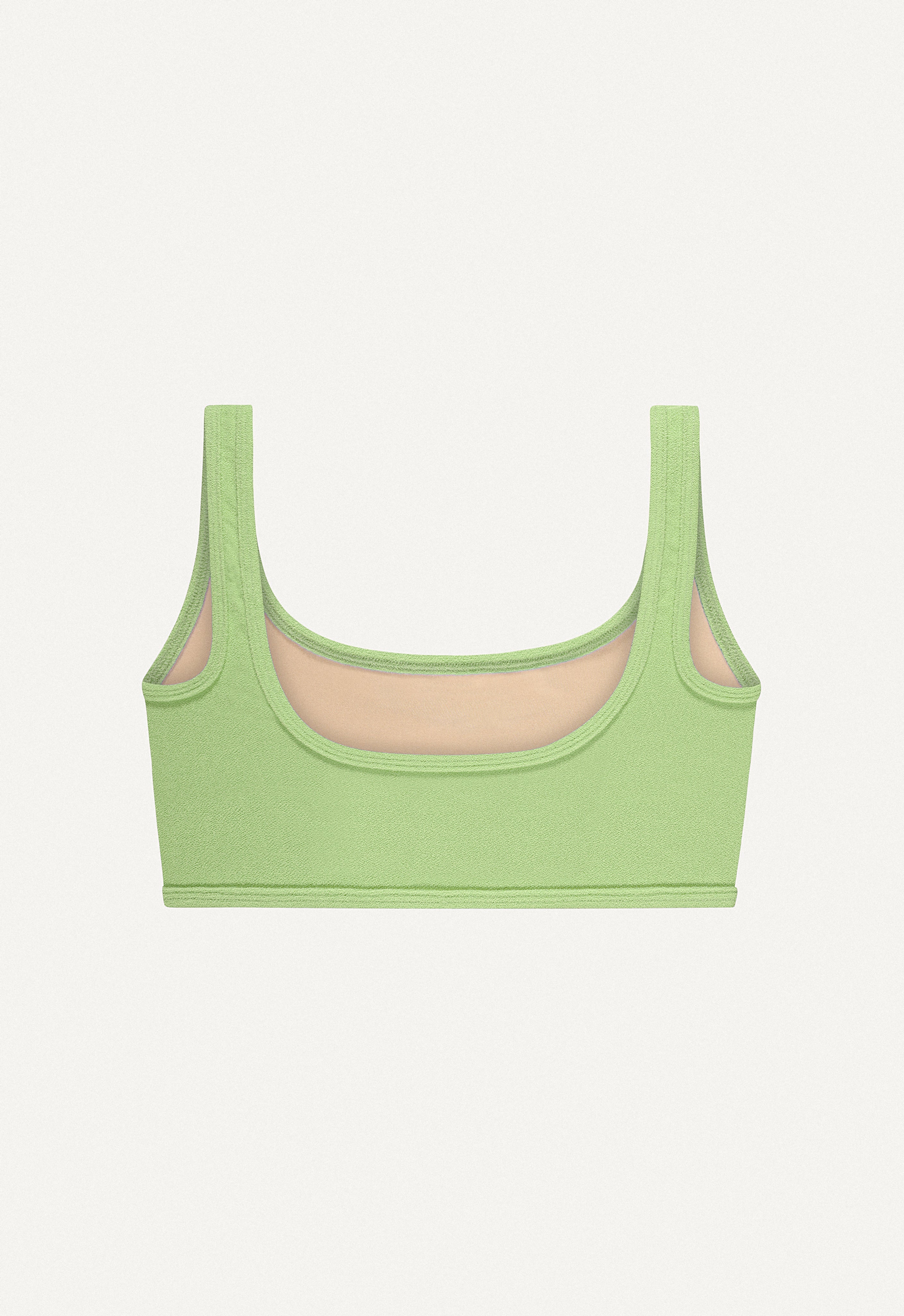 Venice Bikini Top in Lime Green