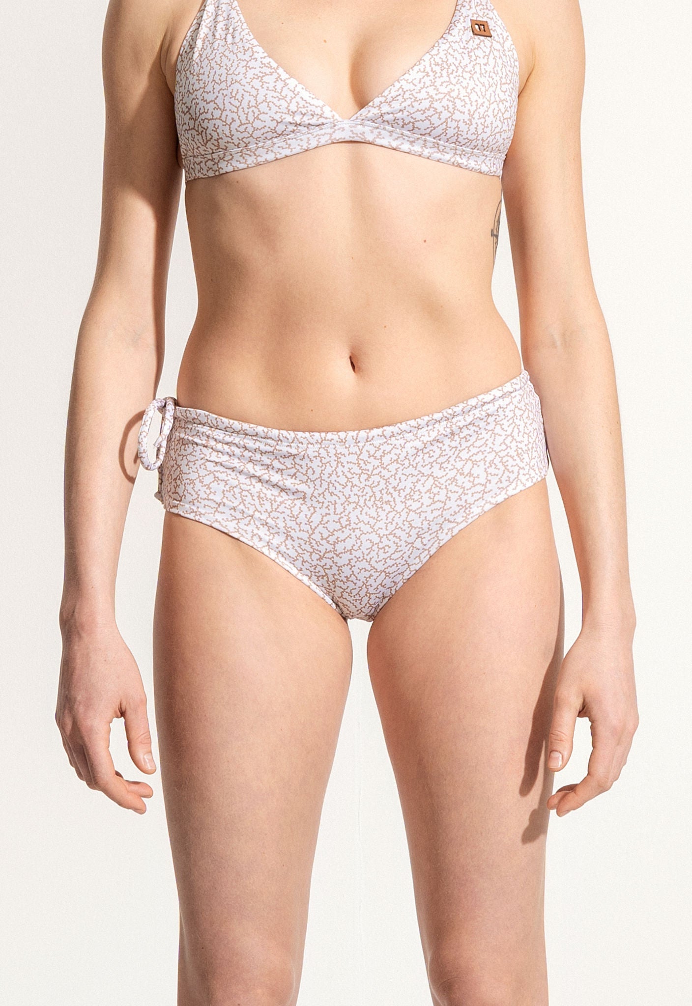 Paula Bikini Bottoms in Breeze Print