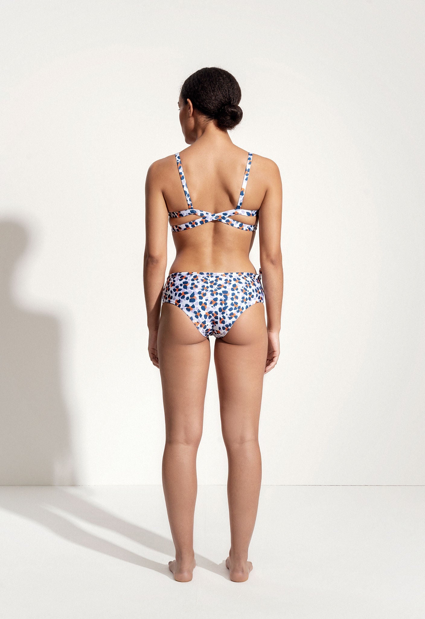 Paula Bikini Bottoms in Wildcat Print