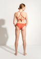 Rian Bikini Bottoms in Maroon Red