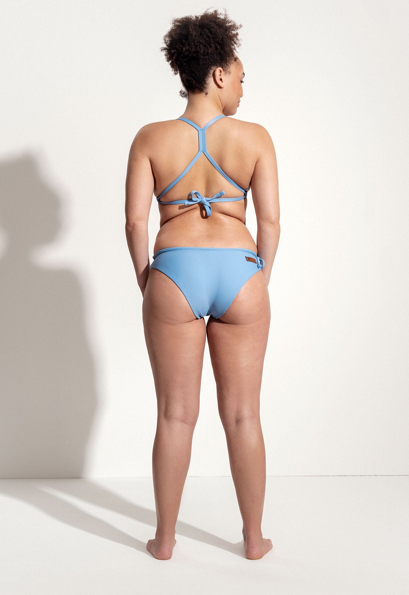 Shia Bikini Bottoms in Misty Blue
