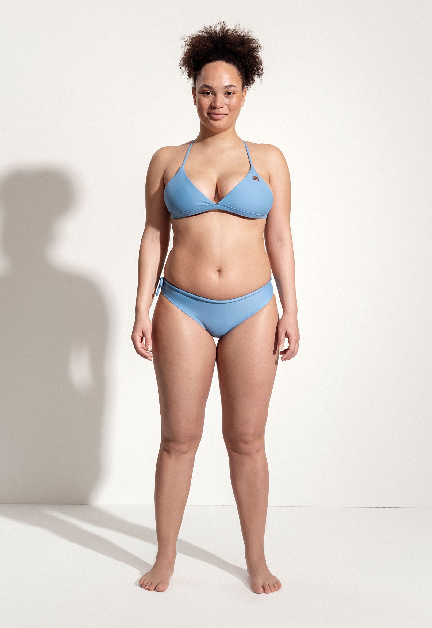 Arya Bikini Top in Misty Blue