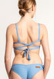 Farah Bikini Top in Misty Blue