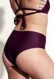 Freda Bikini Bottoms in Dark Purple