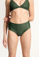 Freda Bikini Bottoms in Dark Green
