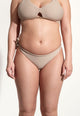 Marty Bikini Bottoms in Pale Brown