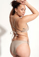 Marty Bikini Bottoms in Pale Brown