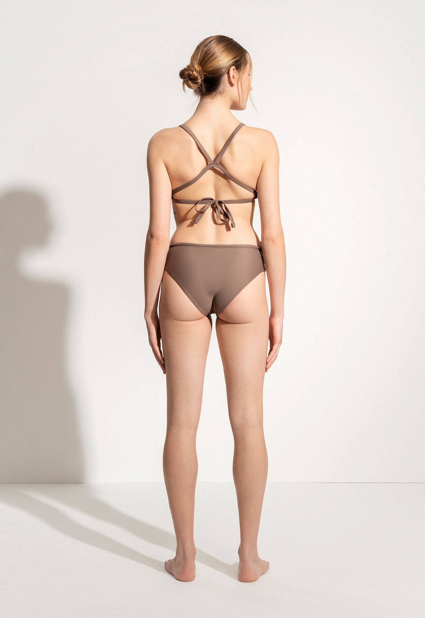 Octavia Bikini Bottoms in Brown