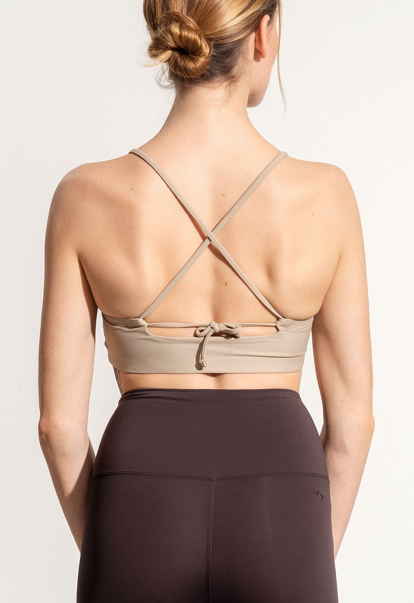Bartlett Bikini Top in Pale Brown