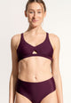 Charlie Bikini Top in Dark Purple