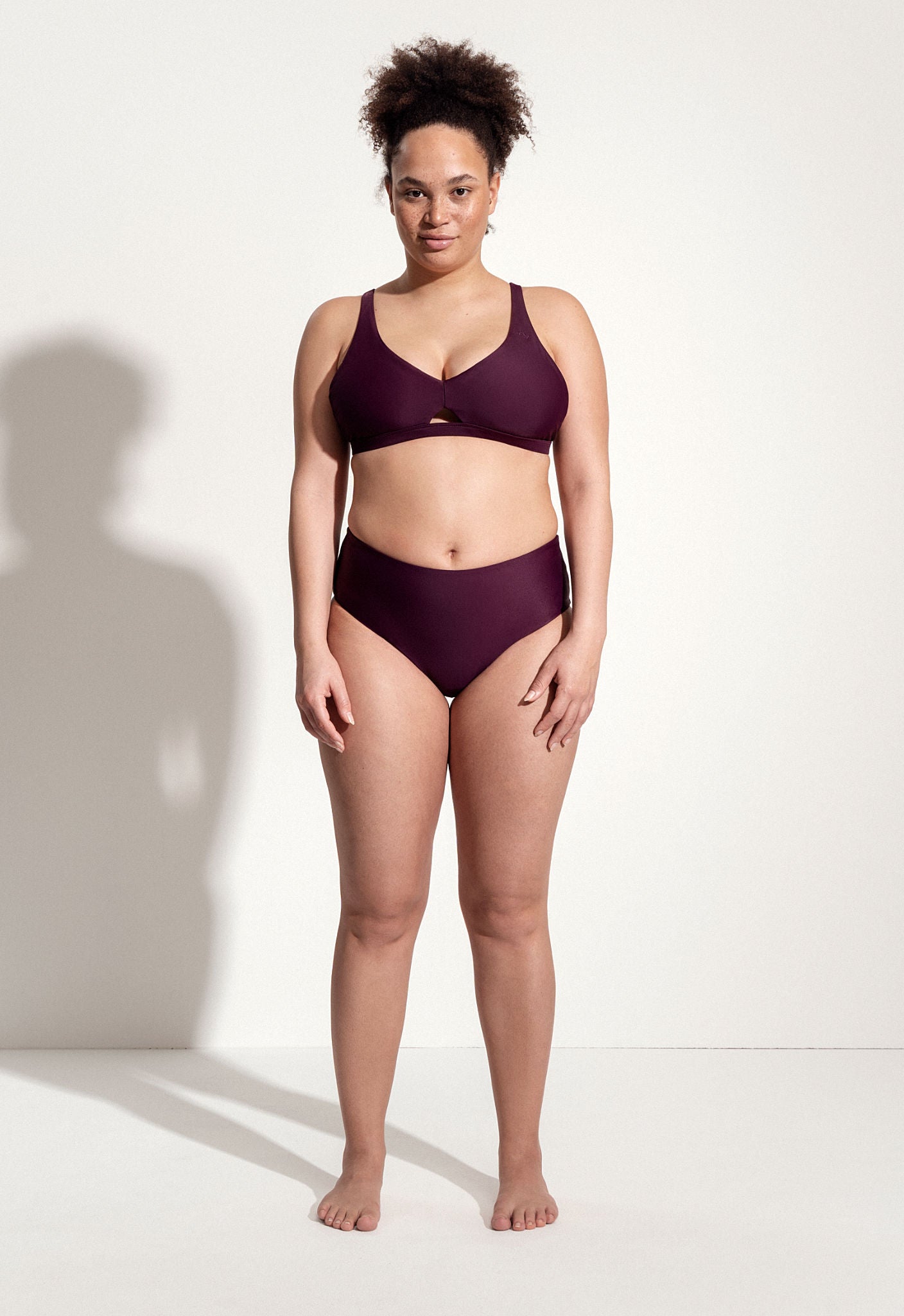 Charlie Bikini Top in Dark Purple