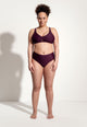 Charlie Bikini Top in Dark Purple