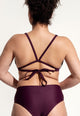 Charlie Bikini Top in Dark Purple