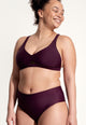 Charlie Bikini Top in Dark Purple