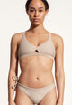 Charlie Bikini Top in Pale Brown