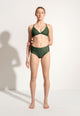 Essa Bikini Top in Dark Green