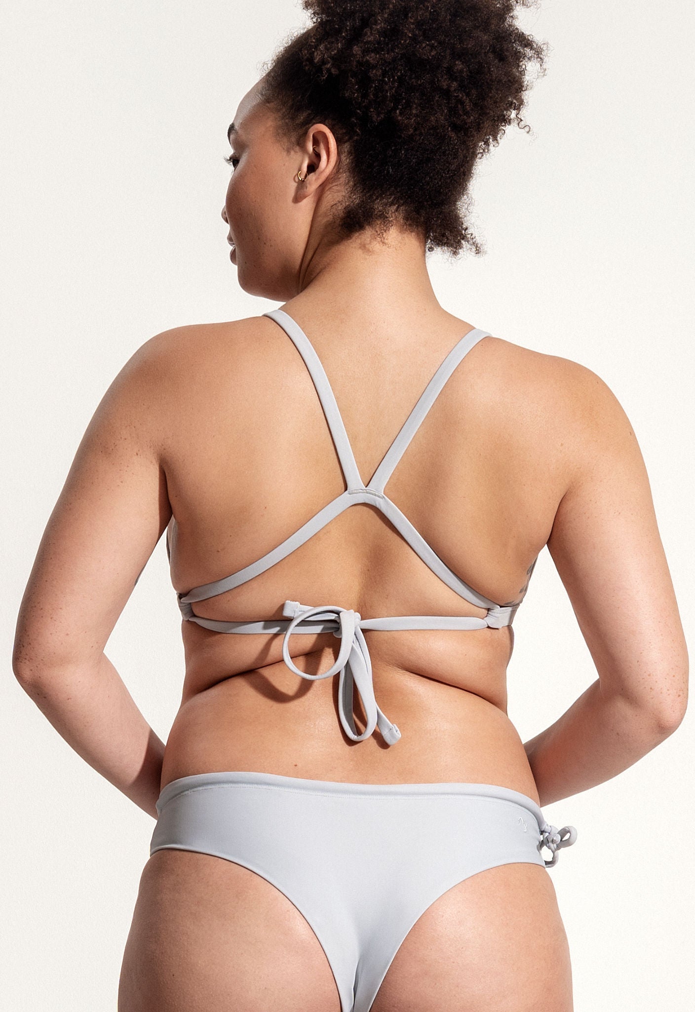 Essa Bikini Top in Grey