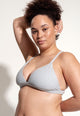 Essa Bikini Top in Grey