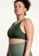 Greta Bikini Top in Dark Green