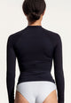 Lora Rash Guard in Black