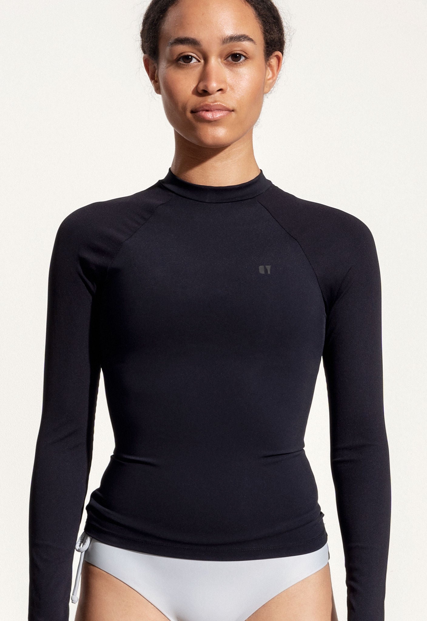 Lora Rash Guard in Black