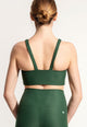 Ellen Yoga Top in Arabesque Green