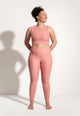 Zara Yoga Top in Melon Pink