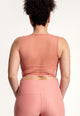 Zara Yoga Top in Melon Pink