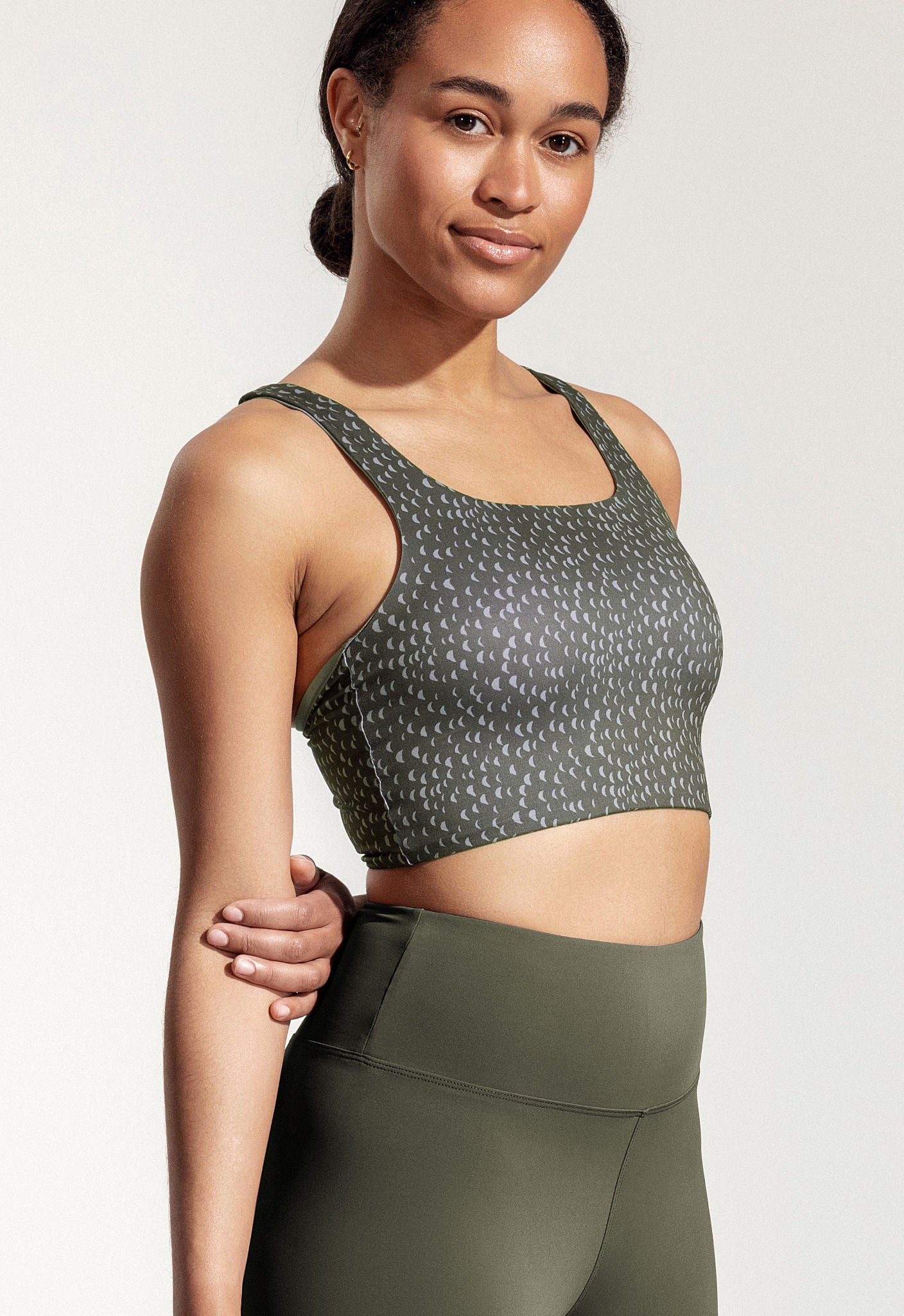 Mira Top in Moon Print