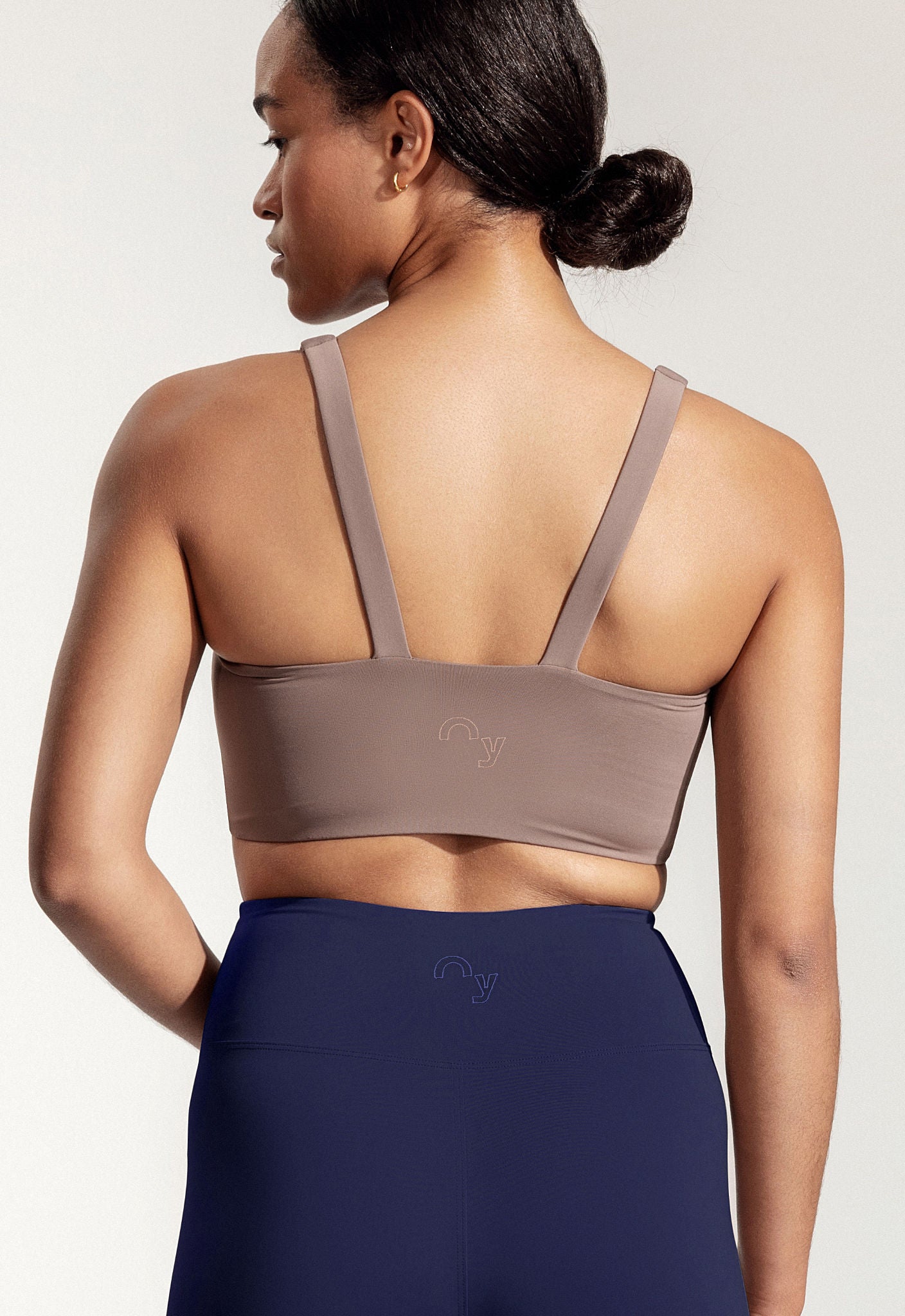 Mira Top in Beige Brown