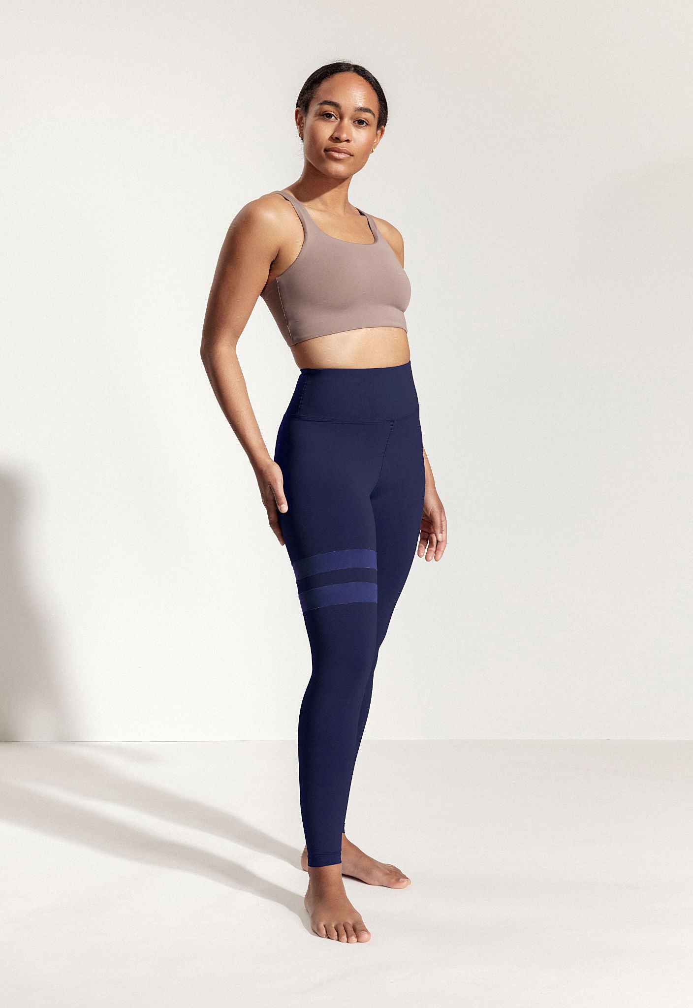 Mira Top in Beige Brown
