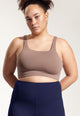 Mira Top in Beige Brown
