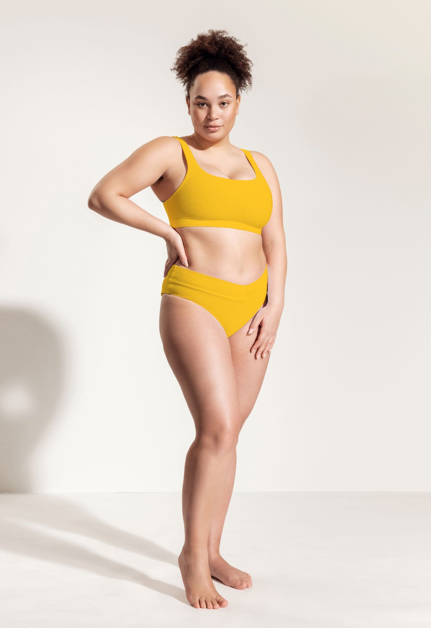 Bailey Bikini Bottoms in Sun Yellow
