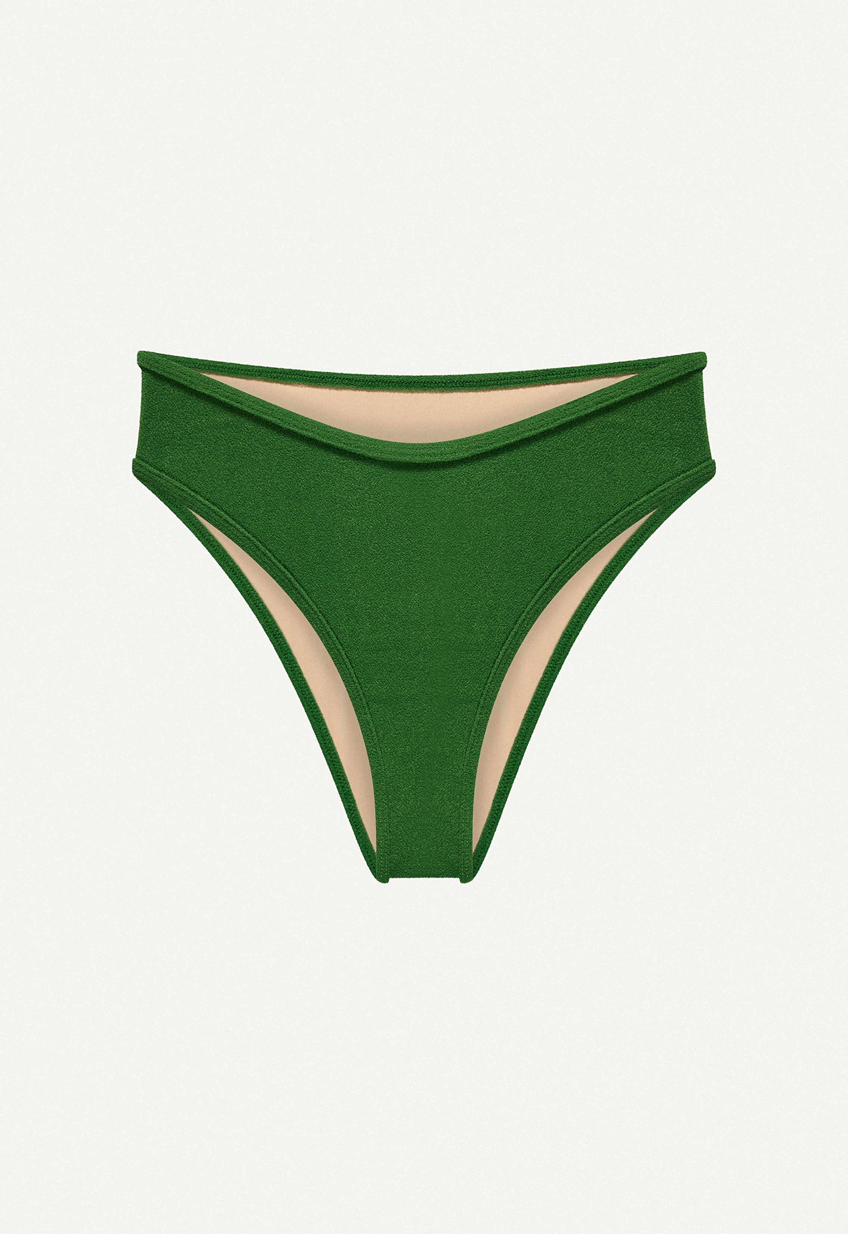 Callie Bikini Bottoms in Dark Green