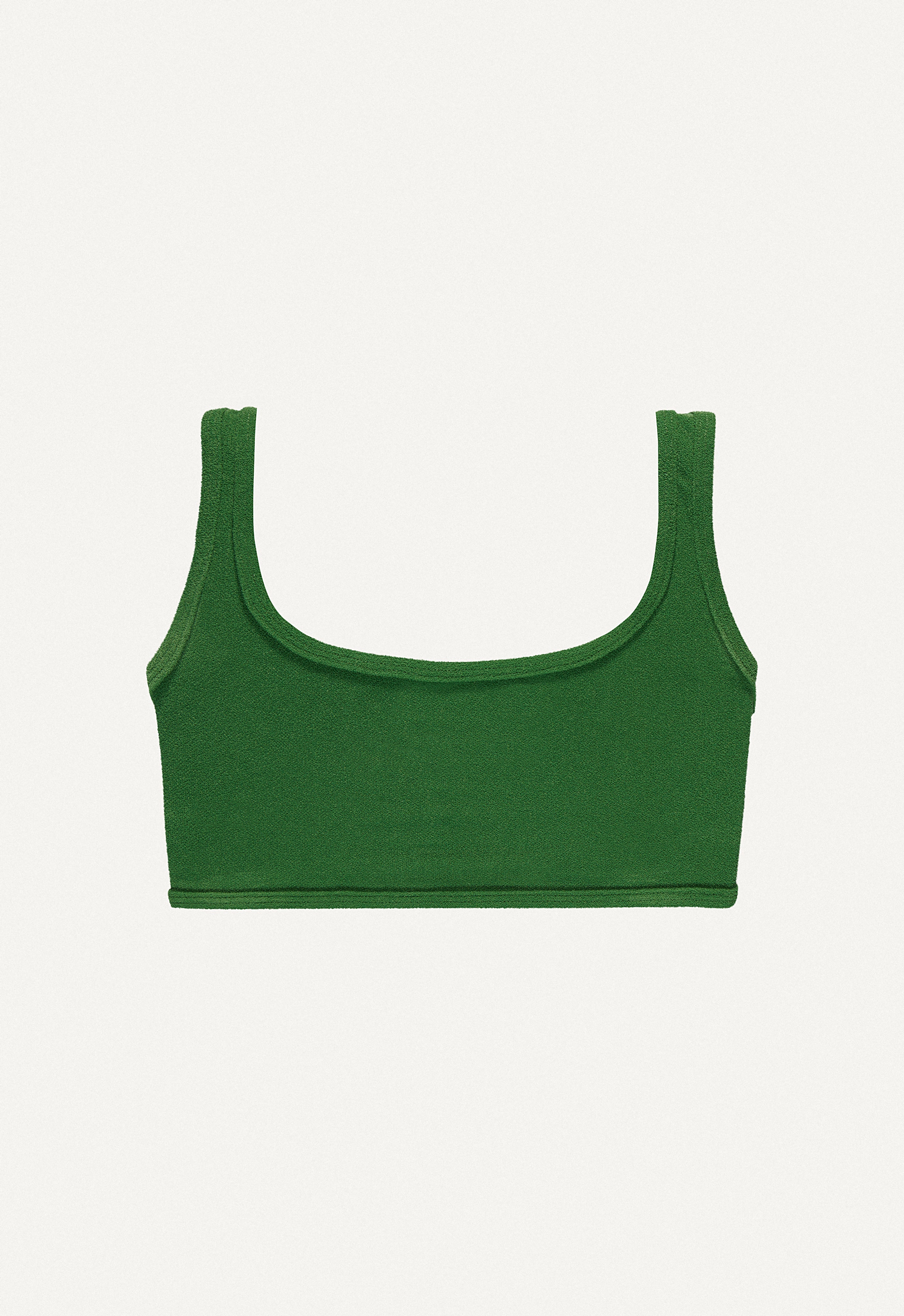 Venice Bikini Top in Dark Green