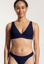 Olive Bikini Top in Dark Blue
