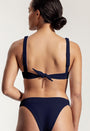 Olive Bikini Top in Dark Blue